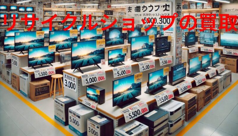 テレビをリサイクルショップ・フリマアプリで売却